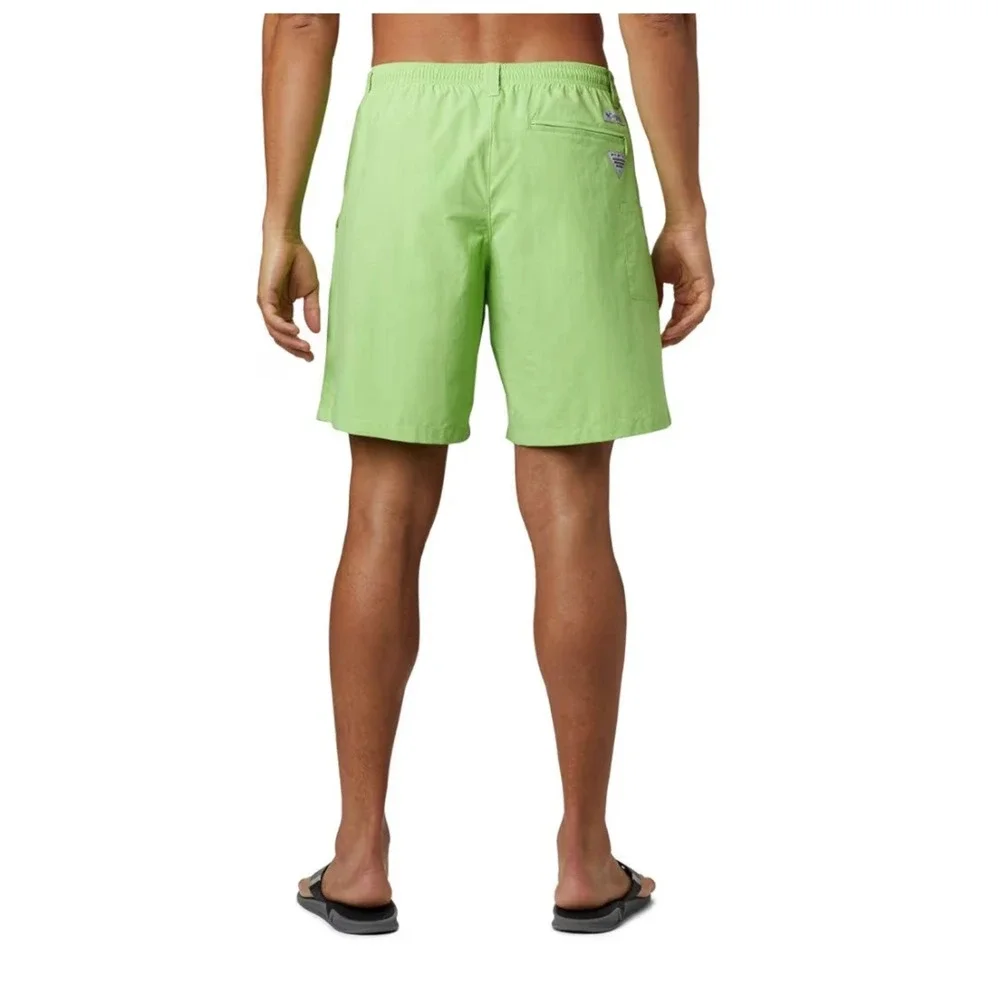 Columbia Backcast III Water Short Mens L Lime Green Omni-Shade UPF 50 FM4009-332
